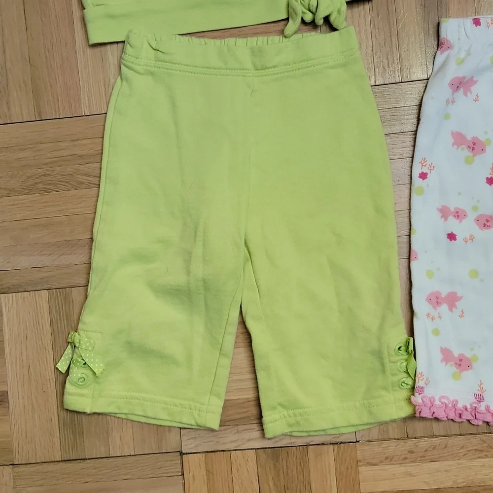 Gymboree lot of 2 Matching shirt & pants sets - like new - Picture 5 of 6